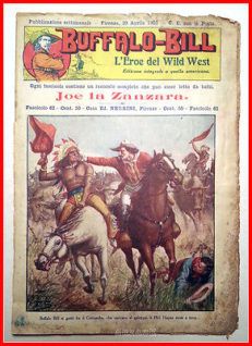 BUFFALO BILL 62 Joe La Zanzara NERBINI 1923 ORIGINALE