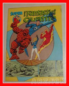 SUPER I FANTASTICI QUATTRO 10 Corno 1978 RICOPERTINATO