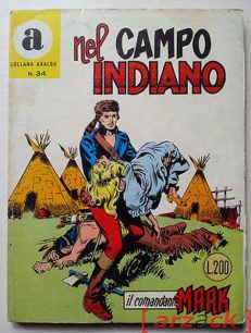 Collana Araldo N 34 COMANDANTE MARK Bonelli 1969 ESSEGESSE