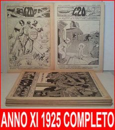 420 SETTIMANALE POLITICO SATIRICO Anno XI 1925 COMPLETO Nerbini