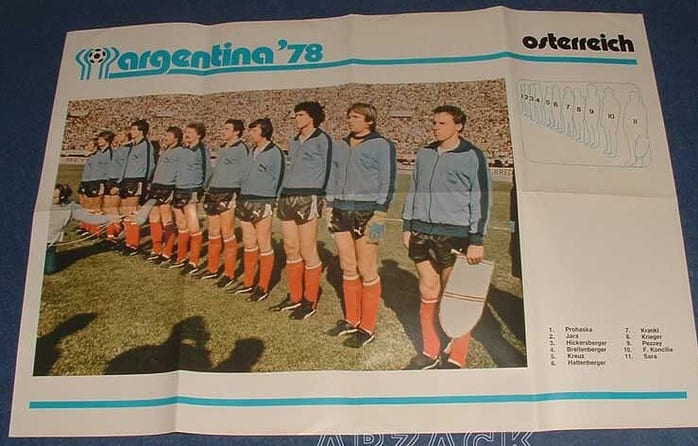 ARGENTINA 78 COGED Poster AUSTRIA