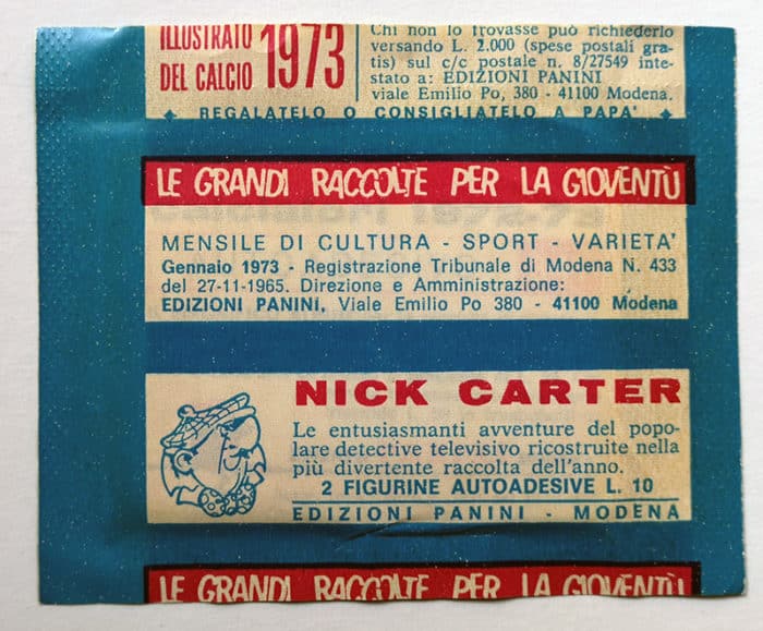 BUSTINA SIGILLATA CALCIATORI