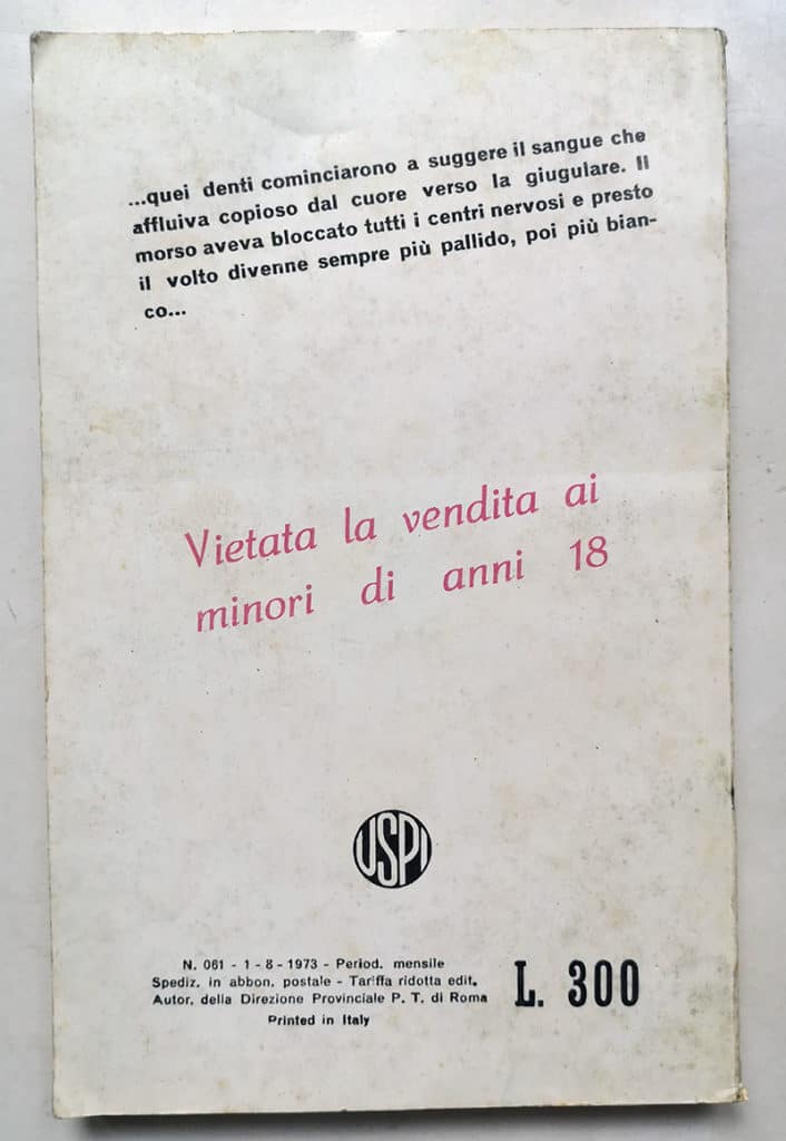 I RACCONTI di DRACULA 61 Jeremy Selenlus Quel Convento Nella Foresta FAROLFI 1973 - immagine 3