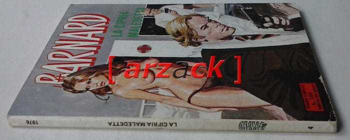Dottor BARNARD 4 la cipria maledetta Ed. del Vascello 1976 fumetto erotico - immagine 2