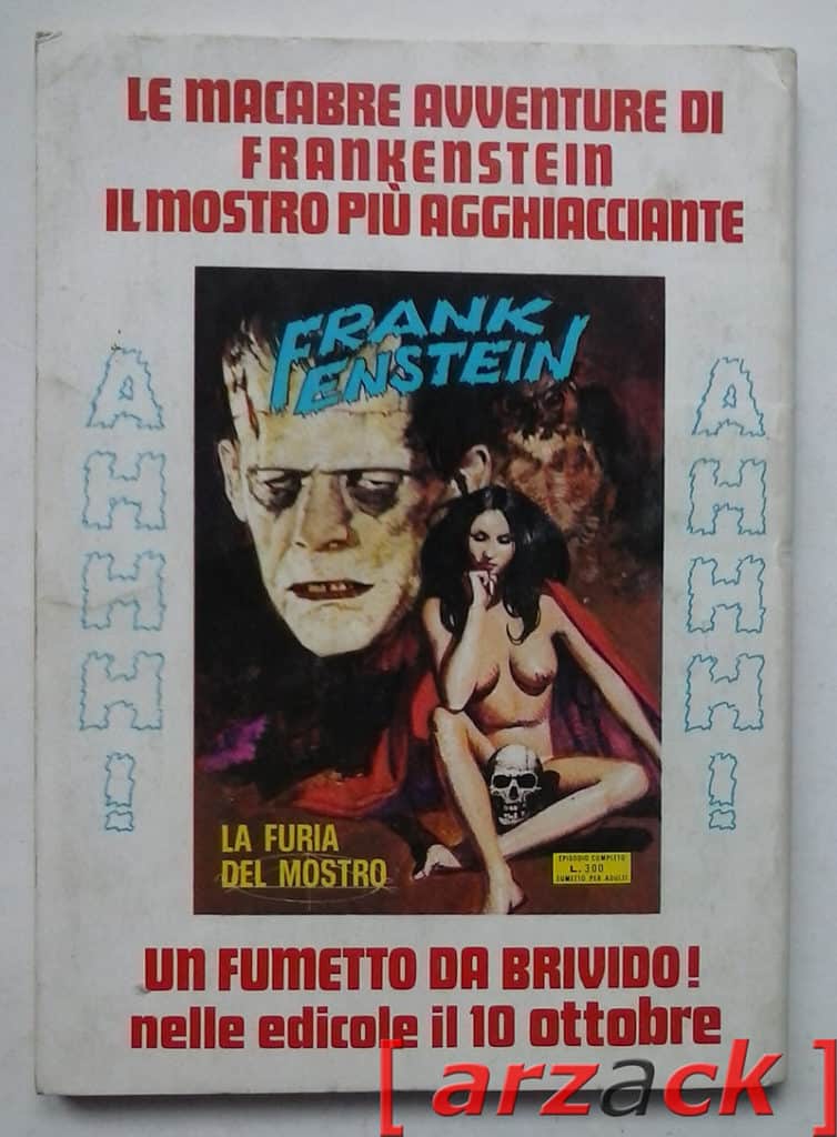 Dottor BARNARD 4 la cipria maledetta Ed. del Vascello 1976 fumetto erotico - immagine 3