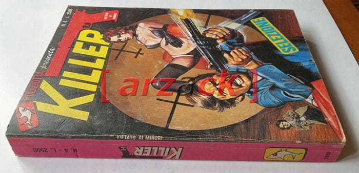 La POLIZIOTTA presenta KILLER N 4 Squalo 1988 Fumetto Erotico - immagine 2