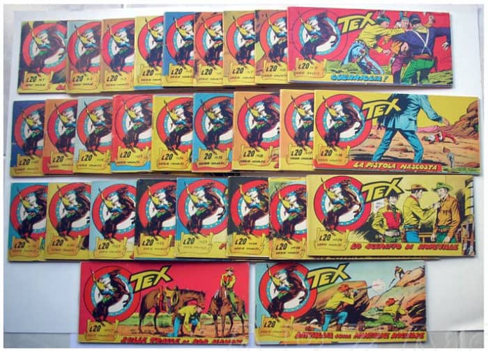 Strisce TEX serie completa NAVAJO 1/28 ORIGINALE 1961 (28ª serie) - immagine 2
