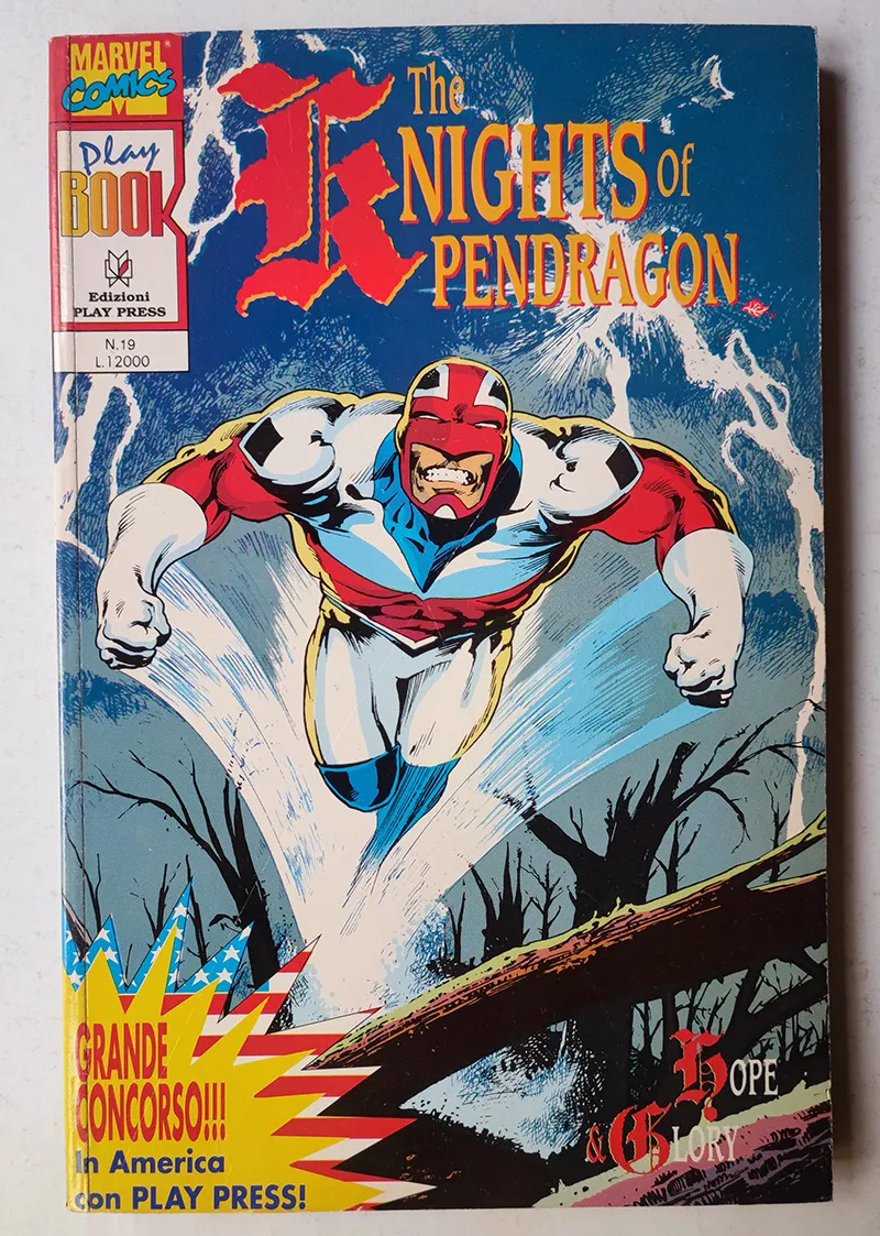 THE KNIGHTS OF PENDRAGON Captain Britain PLAY BOOK 19