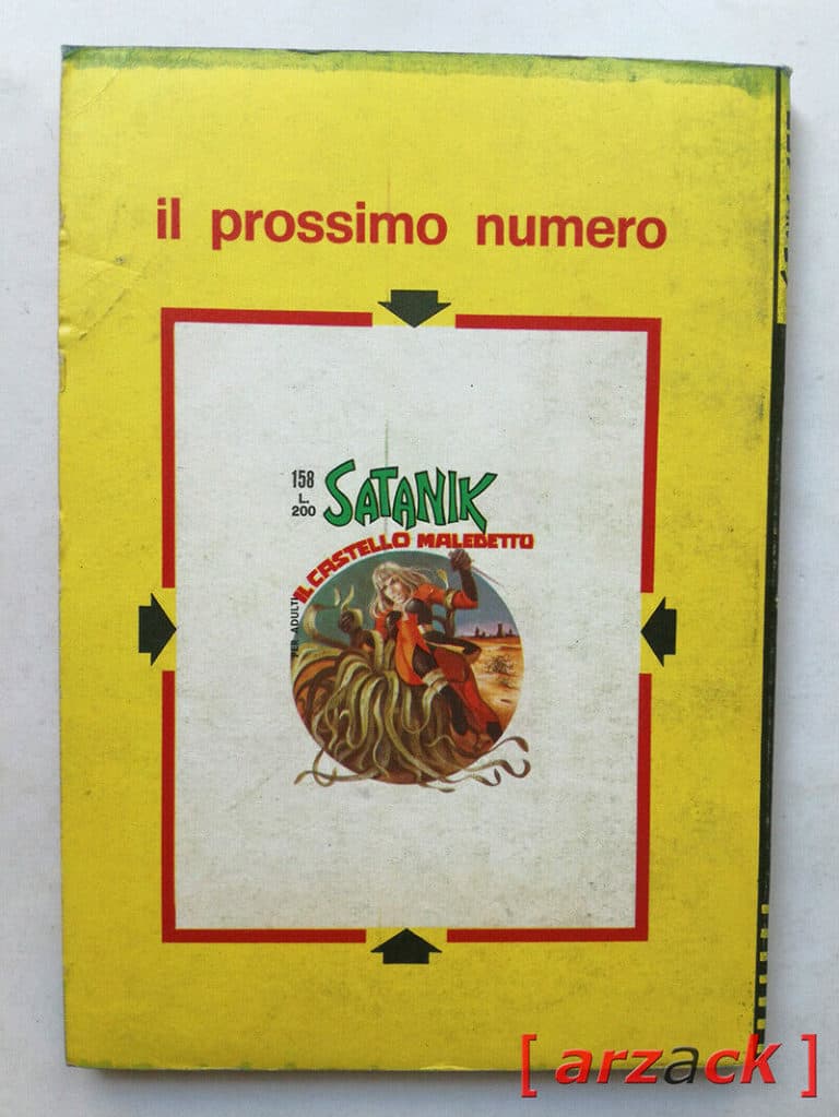 SATANIK n 157 La Macumba CORNO 1970 con adesivi ADESIVI - immagine 4
