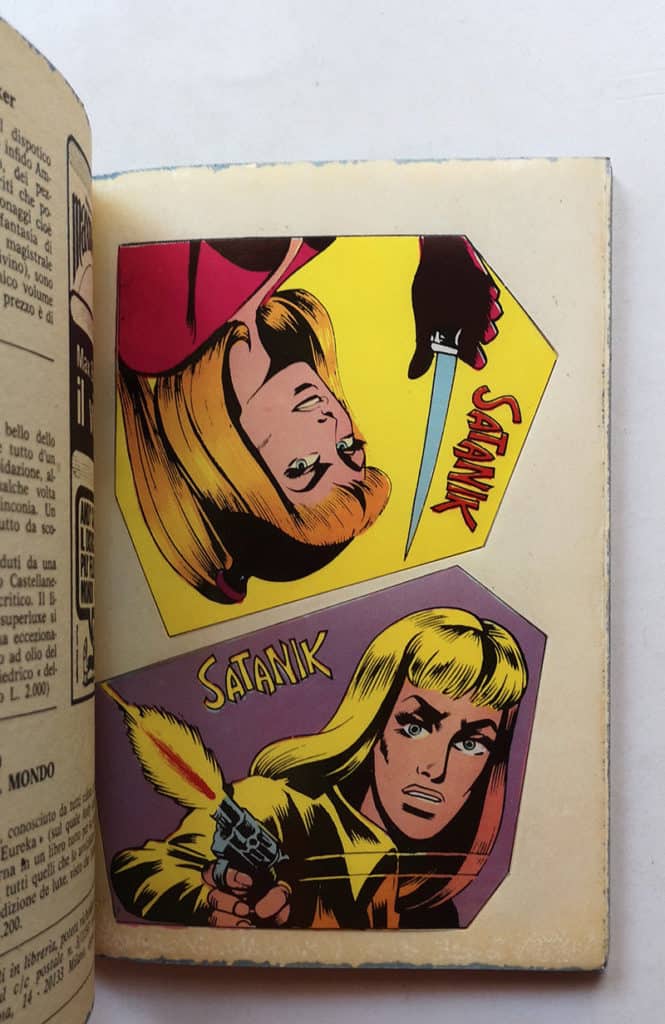 SATANIK n 159 Il covo dei serpenti CORNO 1970 con adesivi ADESIVI - immagine 2