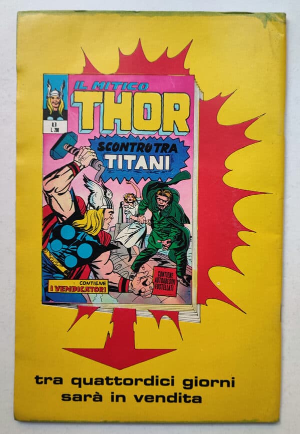 Il mitico THOR 7 con ADESIVI editoriale Corno 1971 gadget - immagine 4