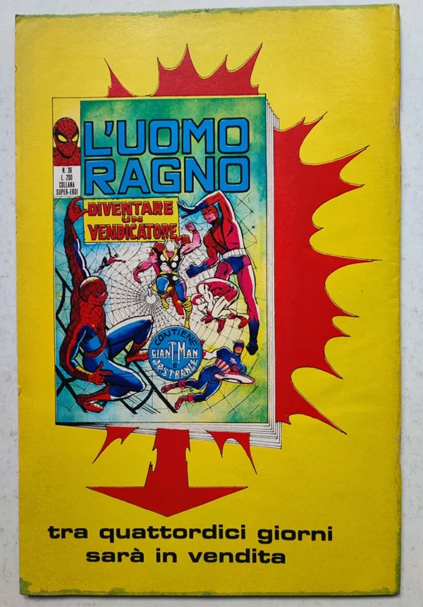 UOMO RAGNO 35 Corno 1971