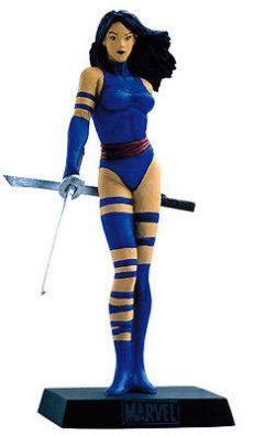 Supereroi MARVEL Eaglemoss STATUINA in PIOMBO Fabbri PSYLOCKE
