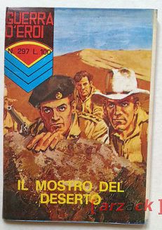 GUERRA D'EROI n 297 CORNO 1971 fumetto di guerra