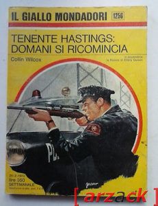 IL GIALLO MONDADORI 1256 Tenente Hastings Domani si Ricomincia C WILCOX 1973