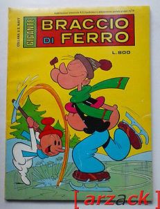 BRACCIO di FERRO Gigante N 23 Grafica Editoriale METRO 1979