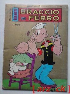 BRACCIO di FERRO Gigante N 28 Grafica Editoriale METRO 1979