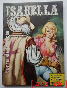 ISABELLA 104 RG 1972 terra di francia fumetto erotico EVILPRESS