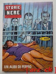 STORIE NERE 21 alibi di ferro PUBLISTRIP 1978 fumetto erotico
