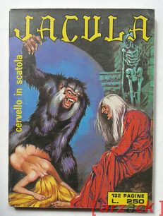 JACULA n 151 cervello in scatola EP 1975 fumetto erotico EDIFUMETTO