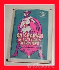 GATCHAMAN BATTAGLIA dei PIANETI Bustina LAMPO Omaggio