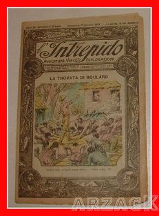 L'INTREPIDO Avventure Viaggi Esplorazioni Anno II N 58 - 2/1/1921 Picco Toselli