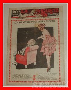 LA SIGARETTA 854 NERBINI 10/12/1922 rivista erotica