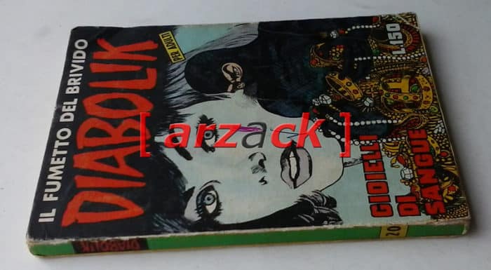 DIABOLIK prima serie N 20 PRIMA EDIZIONE GIOIELLI DI SANGUE originale 1964 - immagine 2