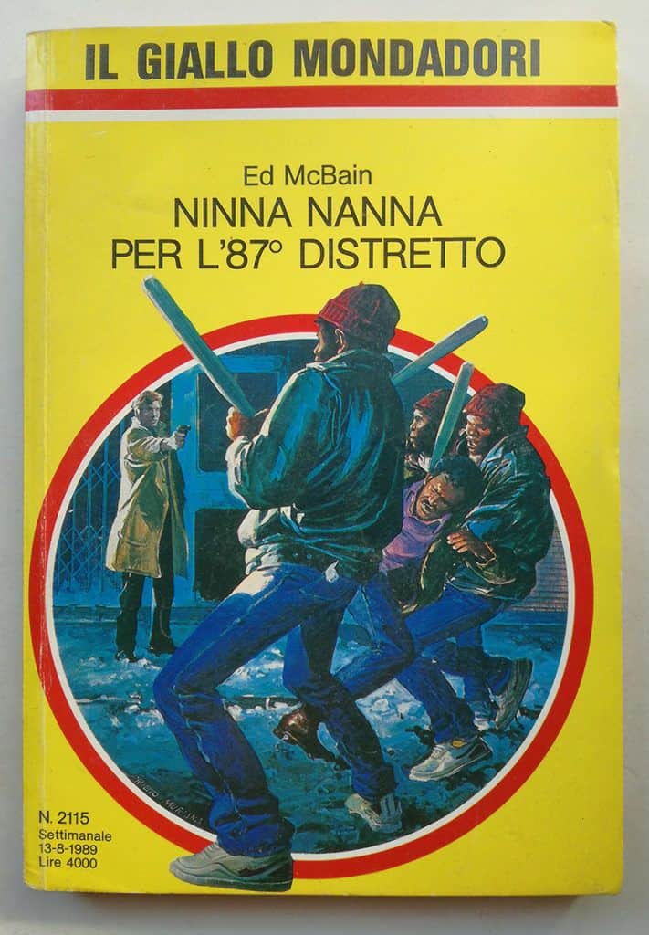 IL GIALLO MONDADORI 2115 Ninna nanna per l'87° distretto ED McBAIN 1989
