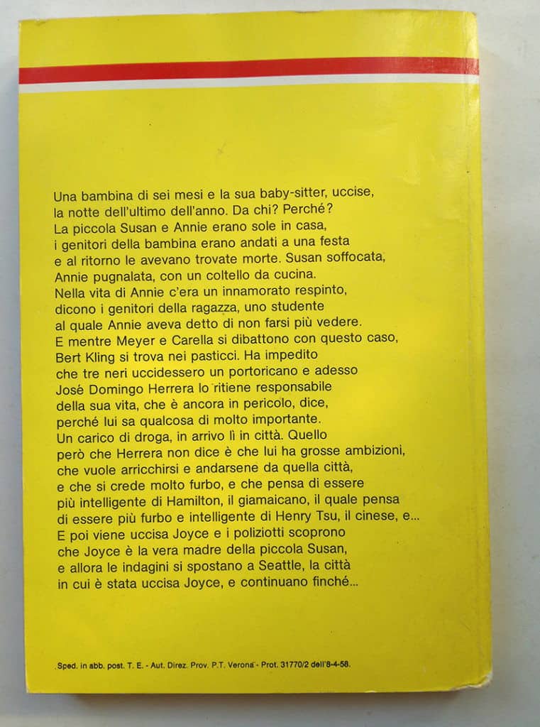 GIALLO MONDADORI 2115 Ninna nanna per l'87° distretto
