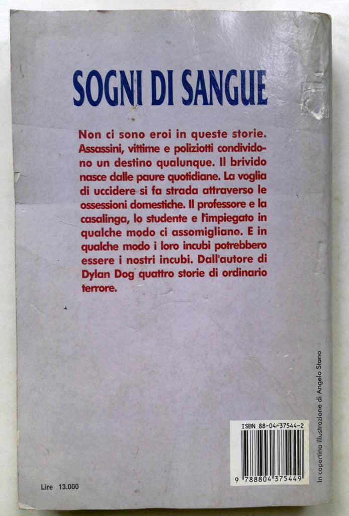 TIZIANO SCLAVI SOGNI DI SANGUE Oscar Mondadori Best Sellers 353 - immagine 3