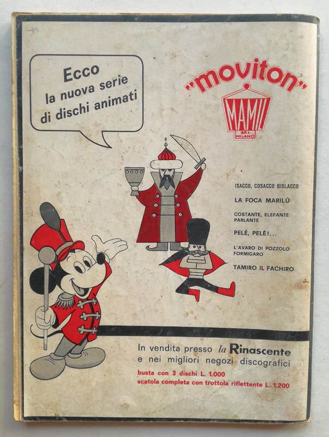 ALBI D'ORO Almanacco Topolino N 10 ottobre 1963 MONDADORI Walt Disney - immagine 2