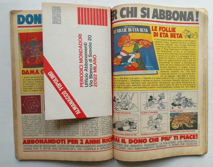 ALBI D'ORO Almanacco Topolino N 178 ottobre 1971 + Cartolina - immagine 2