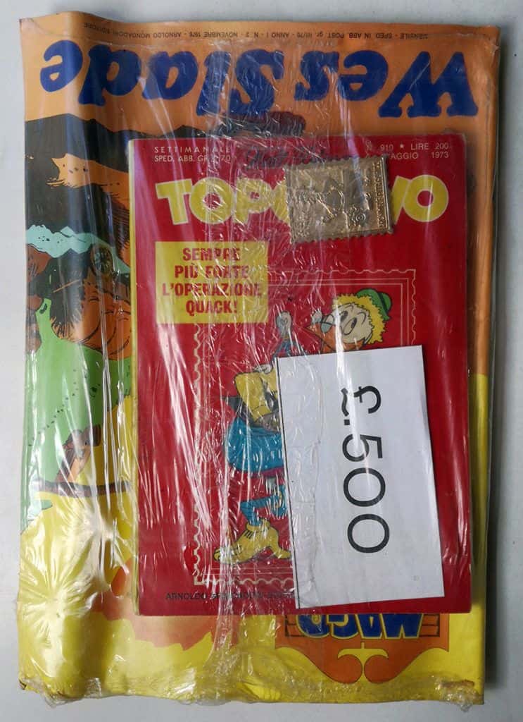 TOPOLINO N 910 BLISTERATO Francobollo Operazione Quack DOPPIO BLISTER - immagine 2