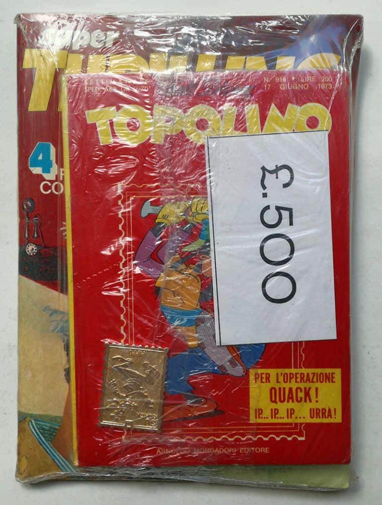 TOPOLINO N 916 BLISTERATO Francobollo Operazione Quack DOPPIO BLISTER - immagine 2