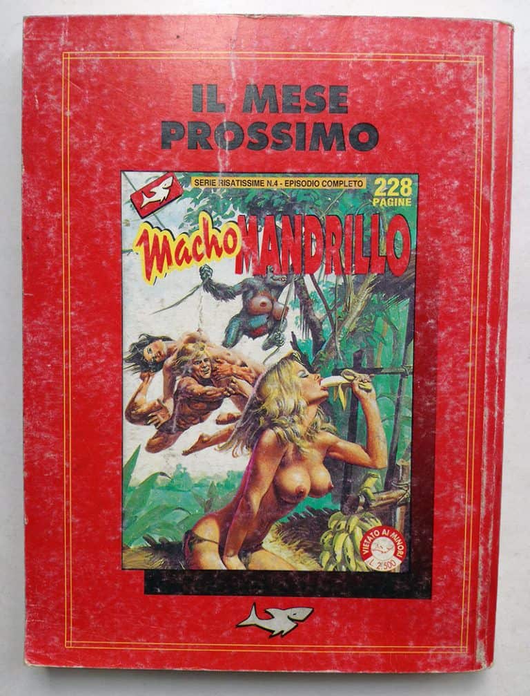SERIE RISATISSIME N° 2  Macho Mandrillo SQUALO 1993 - immagine 2