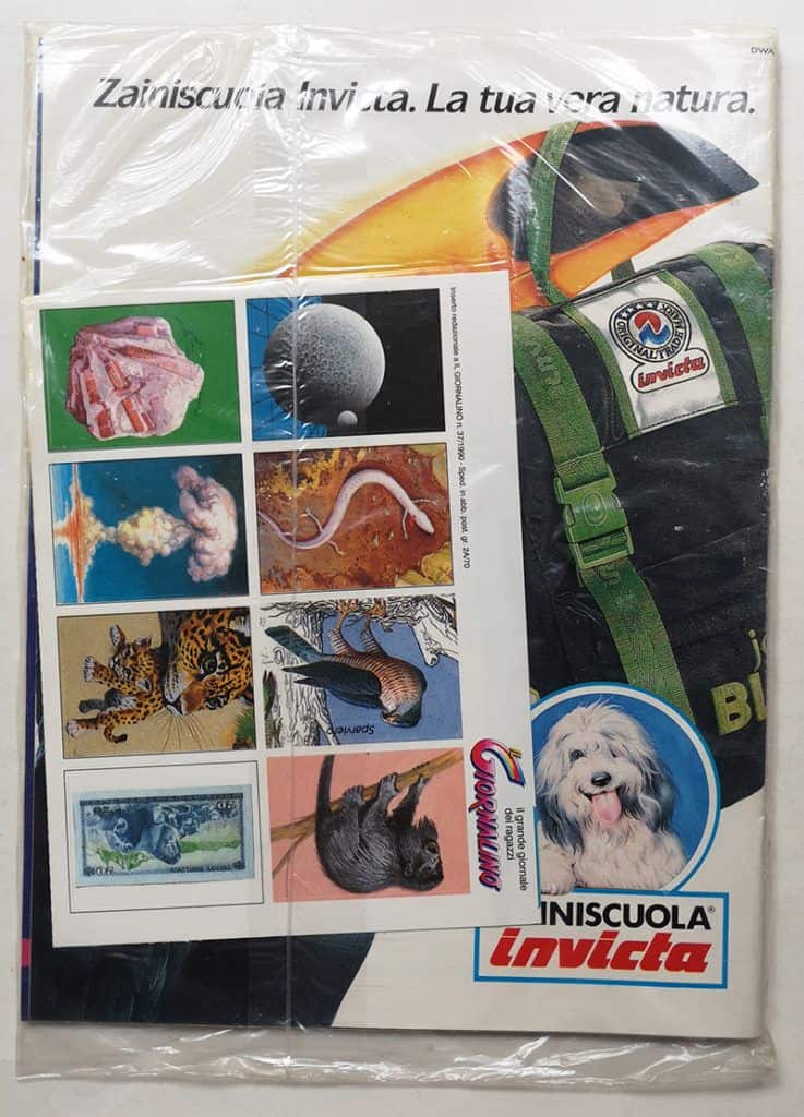 Il Giornalino N 37 1990 TOPEKA SMITH inserto + figurine BLISTERATO - immagine 2