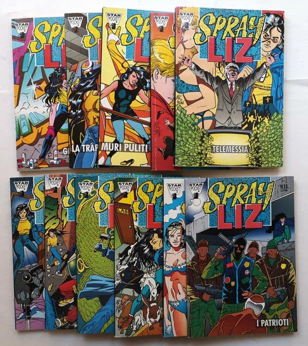 SPRAY LIZ 0/11 serie completa STAR COMICS 1994 Luca Enoch - immagine 2
