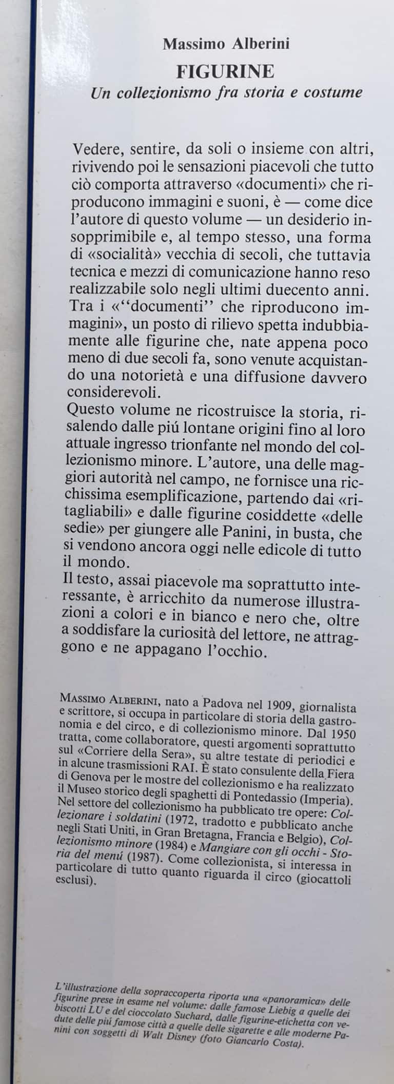 MASSIMO ALBERINI Figurine un collezionismo tra storia e costume 1989 - immagine 2