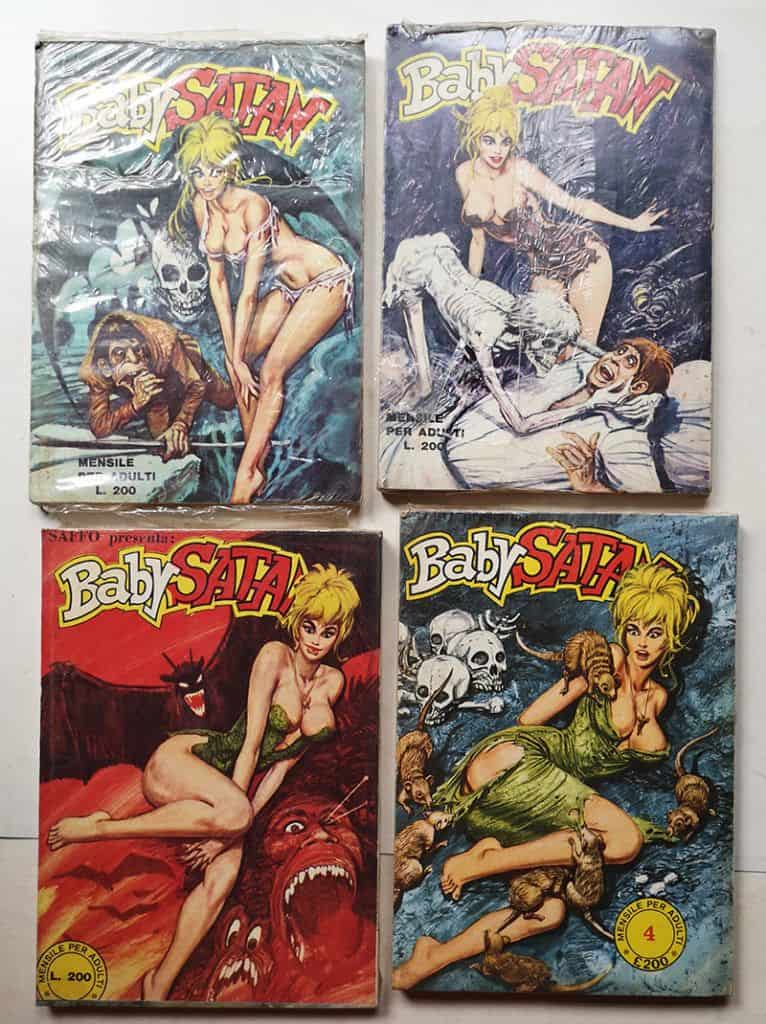 BABY SATAN 1/4 serie completa BLISTERATA ed. SIE 1970 - immagine 3