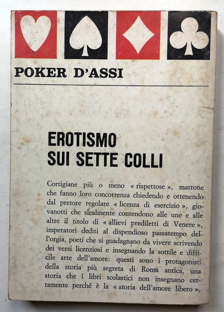 POKER D'ASSI 24 EROTISMO SUI SETTE COLLI Sabato 1968 - immagine 3