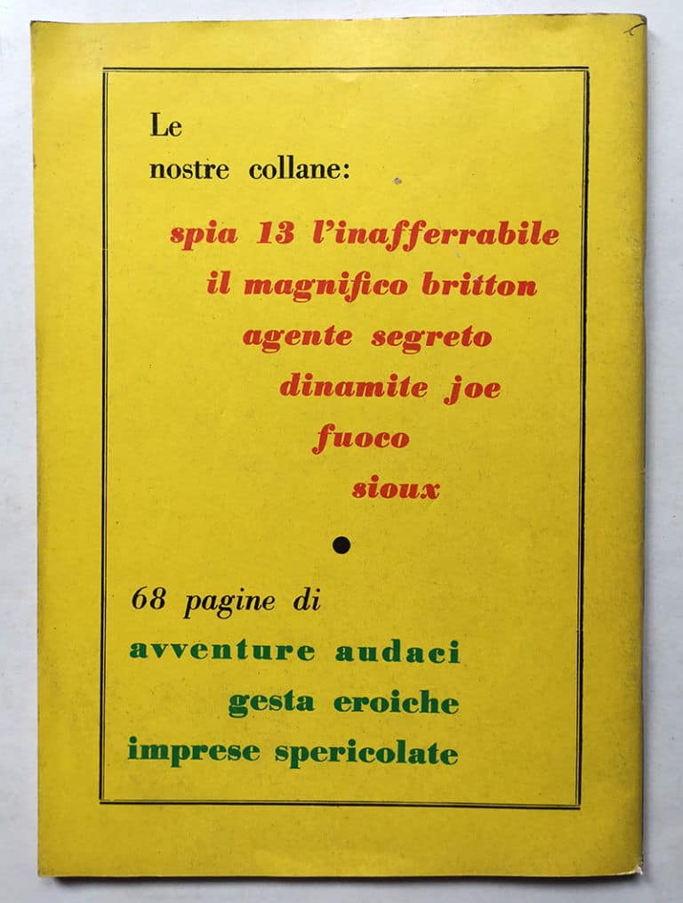 SPIA n 13 l'inafferabile N° 14 MISSIONE A LISBONA Europa Press Service 1967 - immagine 2