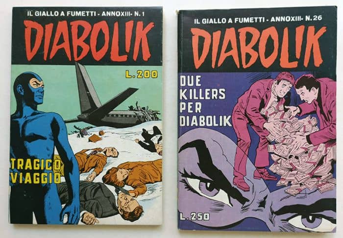 DIABOLIK ANNO XIII° 1/26 COMPLETO con calendario ASTORINA 1974 - immagine 2
