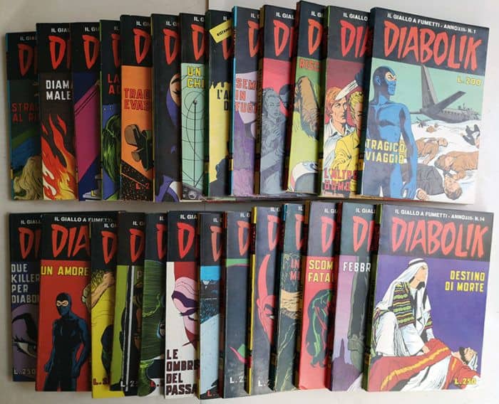DIABOLIK ANNO XIII° 1/26 COMPLETO con calendario ASTORINA 1974 - immagine 4