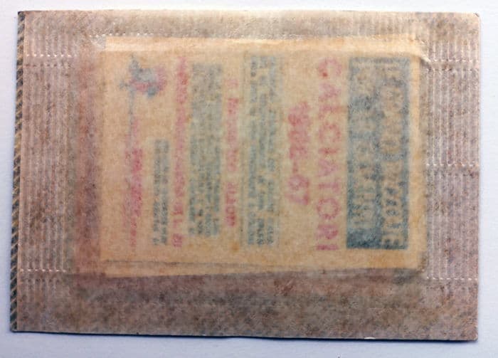 BUSTINA SIGILLATA CALCIATORI PANINI 1966