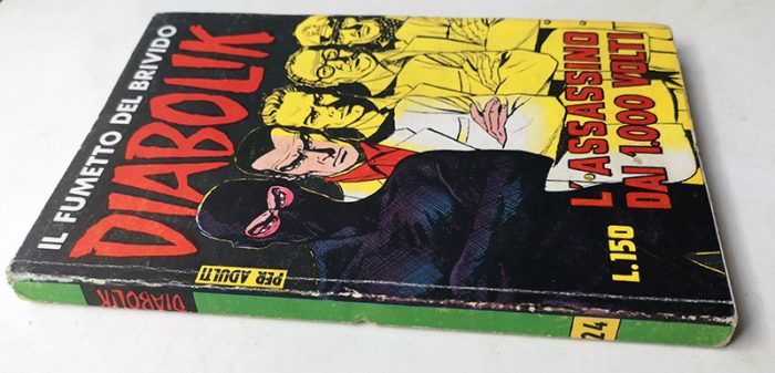 DIABOLIK 24 Sodip 1ª SERIE l'assassino dai 1000 volti 1965 - immagine 2