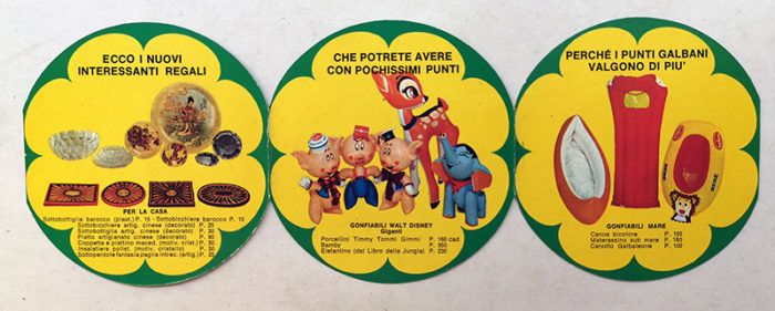 Inserto GADGET VOLANTE allegato TOPOLINO N 765 PUBBLICITARIO GALBANI - immagine 2