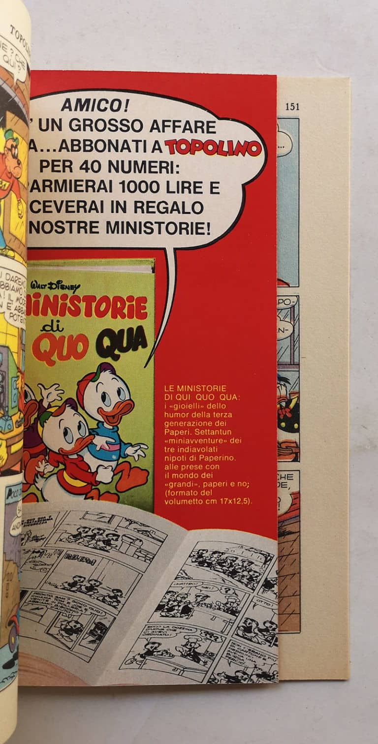 TOPOLINO LIBRETTO n 795 catalogo pieghevole MATTEL cartolina abbonati 1971 - immagine 3