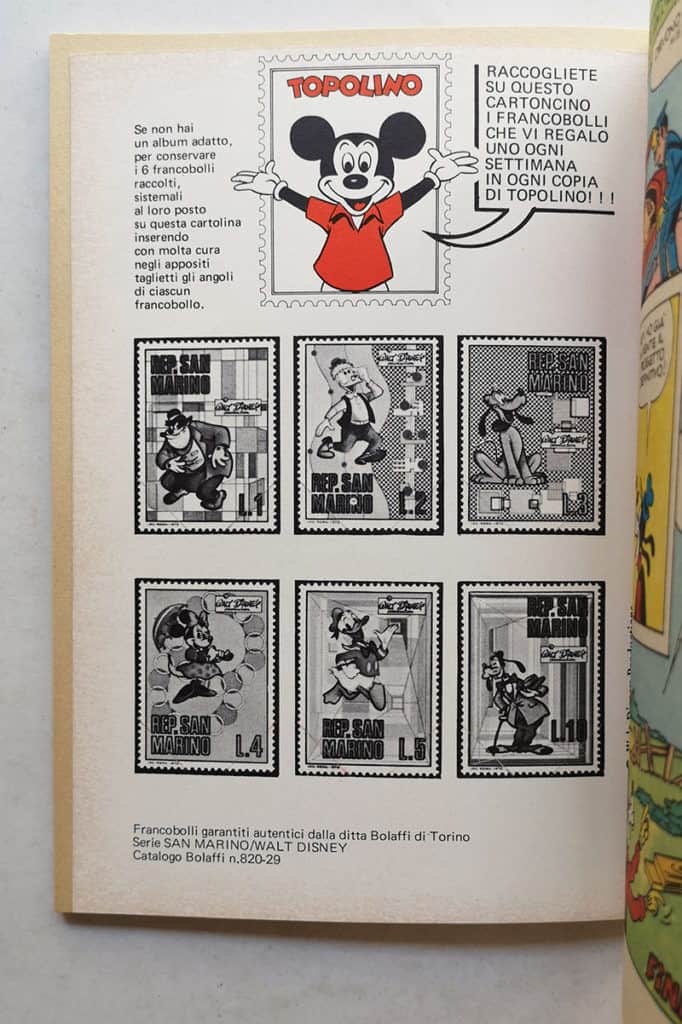 TOPOLINO LIBRETTO 804/809 SAN MARINO serie completa (6 Fumetti + 6 Francobolli) - immagine 4
