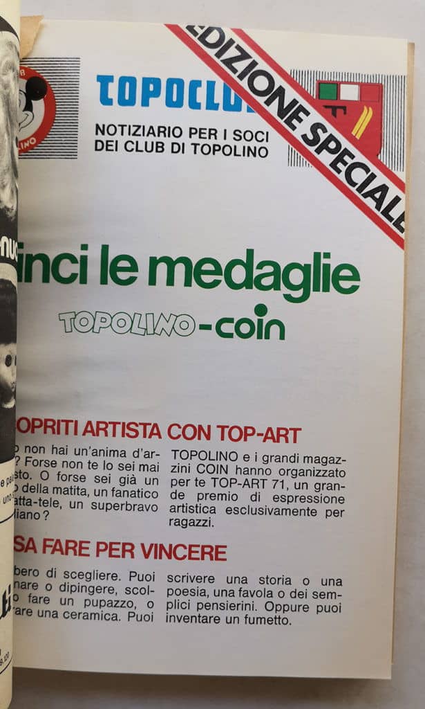 TOPOLINO LIBRETTO n 816 inserto regionale COIN bollino 1971 - immagine 4